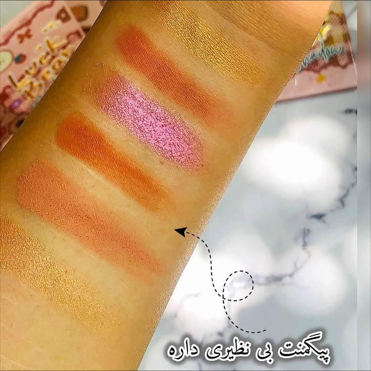 پالت سایه ۱۶ رنگ خرسی با پیگمنت عالی