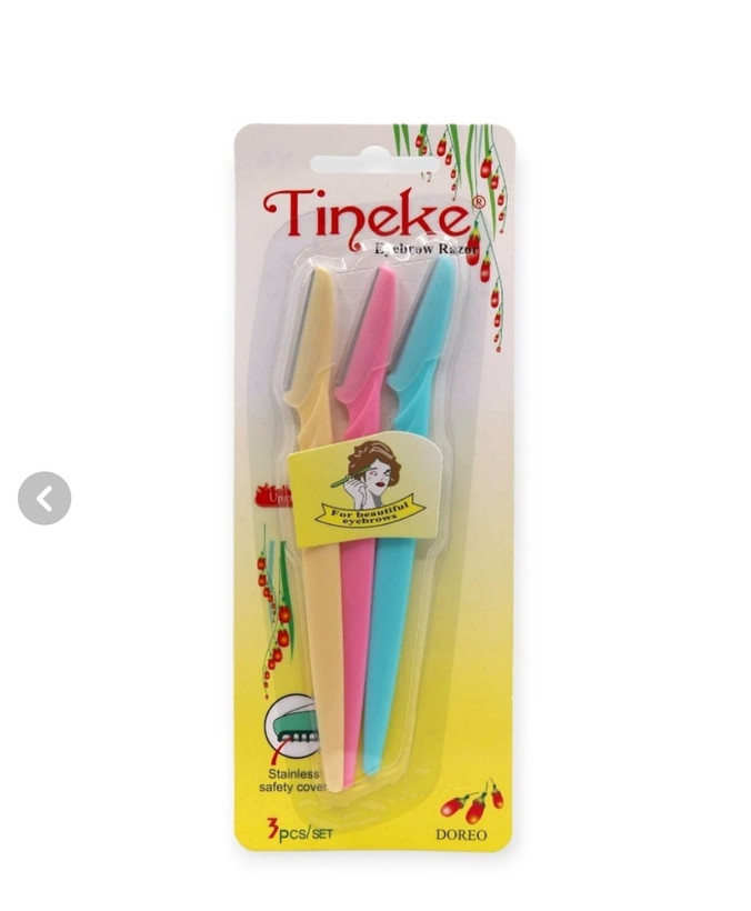 پک تیغ ابرو 3 عددی تینکه Tincke