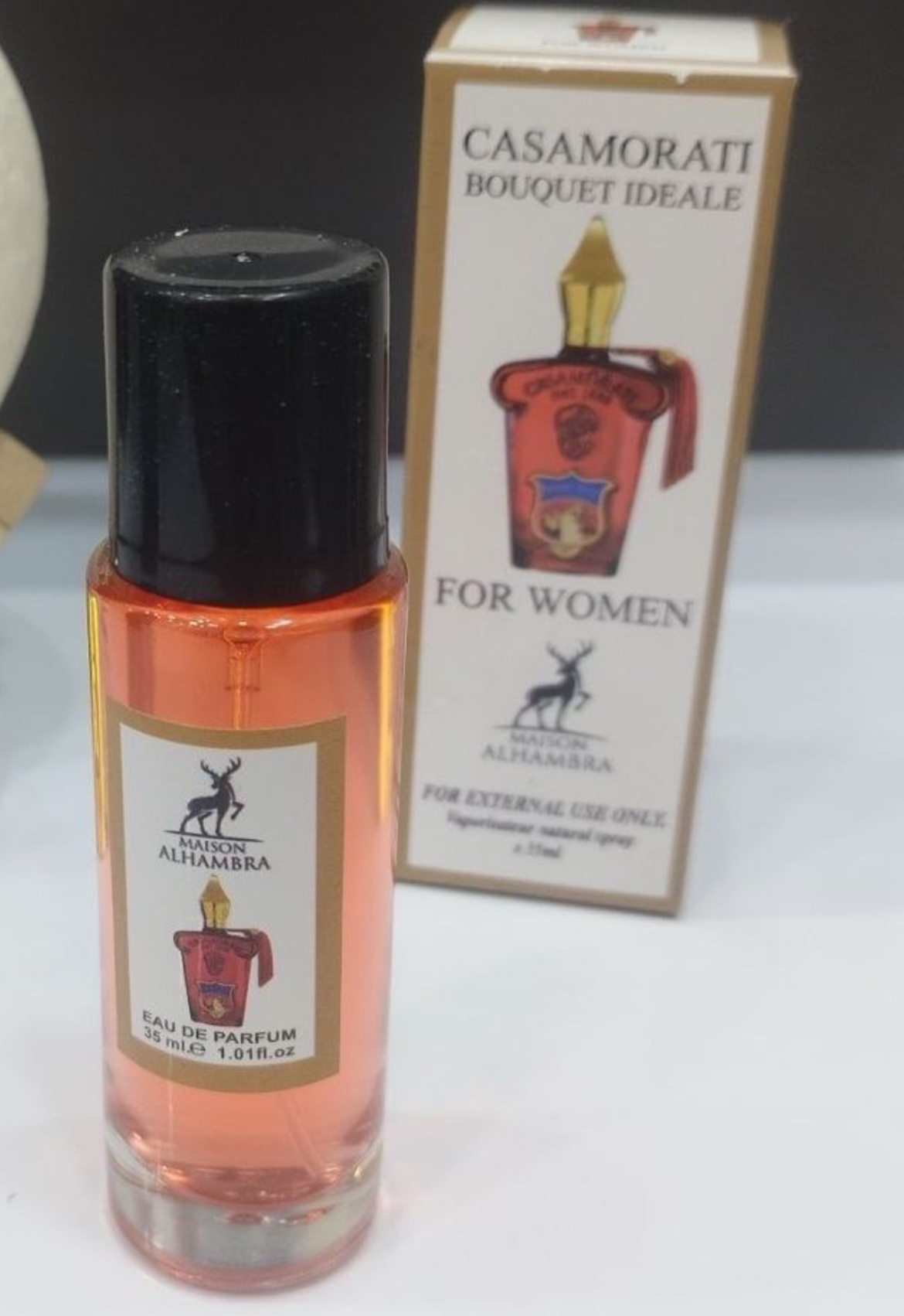 عطر مینیاتوری الحمبرا مدل کازاموراتی بوکت آیدل 35 میل